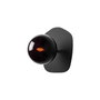 Opviq Well - 11675 Lámpara de pared negra con tapa de cristal